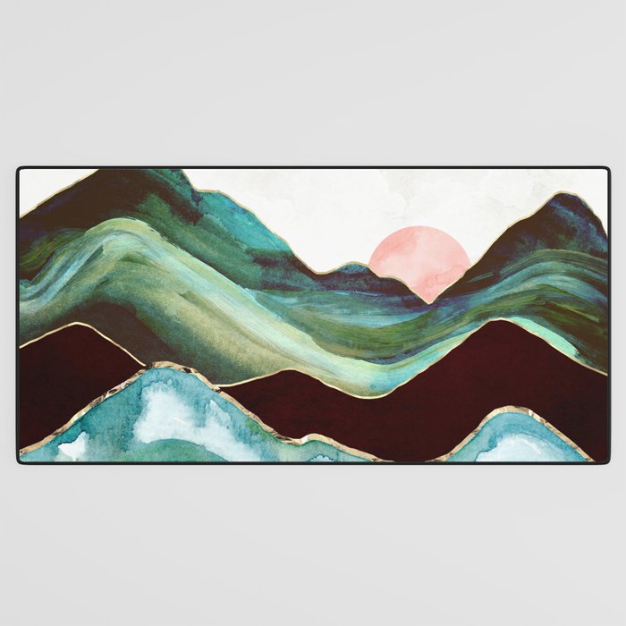 Velvet Mountains Desk Mat Gallery Image 3