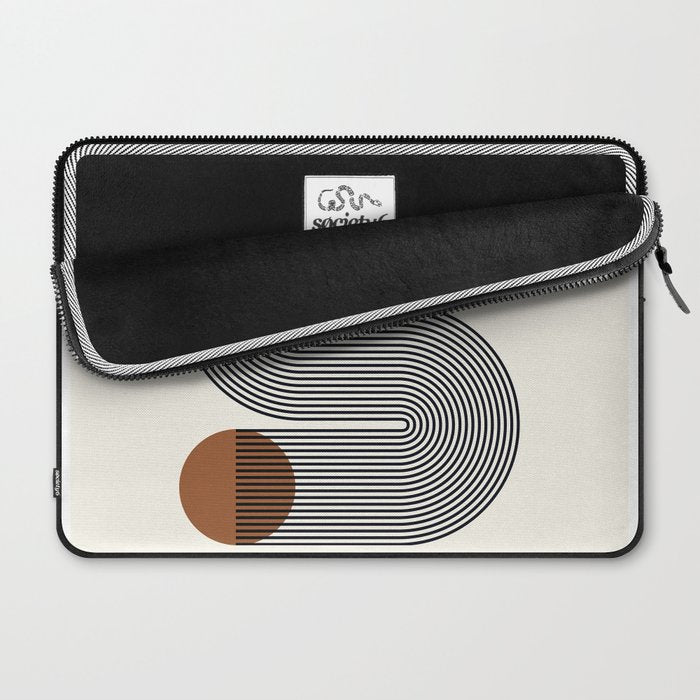 Abstraction_SUN_LINE_POP_ART_Minimalism_S001S Laptop Sleeve Gallery Image 2