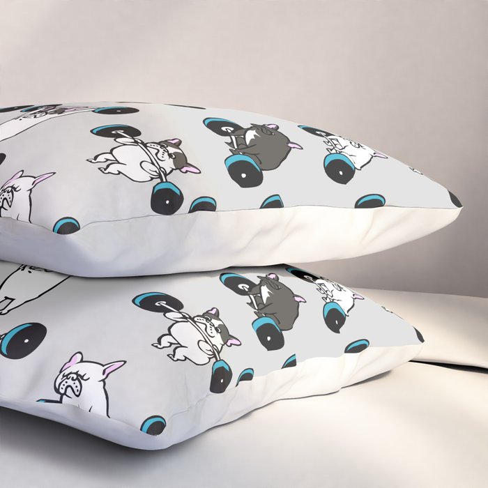 OLYMPIC LIFTING FRENCHIE Pillow Sham Gallery Image 3