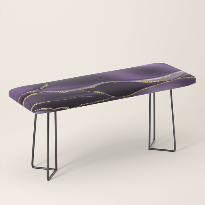 Day And Night Purple Marble Landscape Bench Gallery Image 1