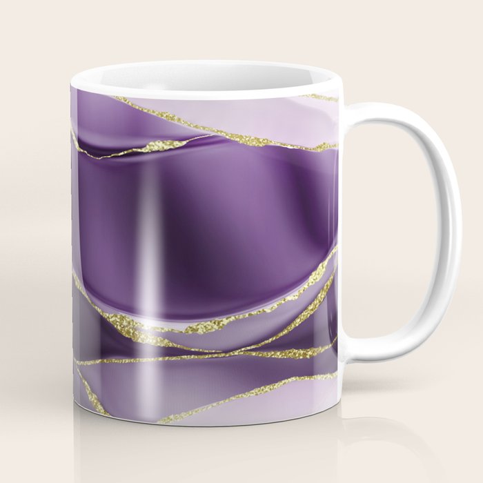 Day And Night Purple Marble Landscape Coffee Mug Gallery Image 1