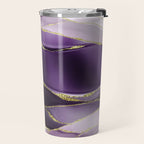 Day And Night Purple Marble Landscape Travel Mug Gallery Image 2