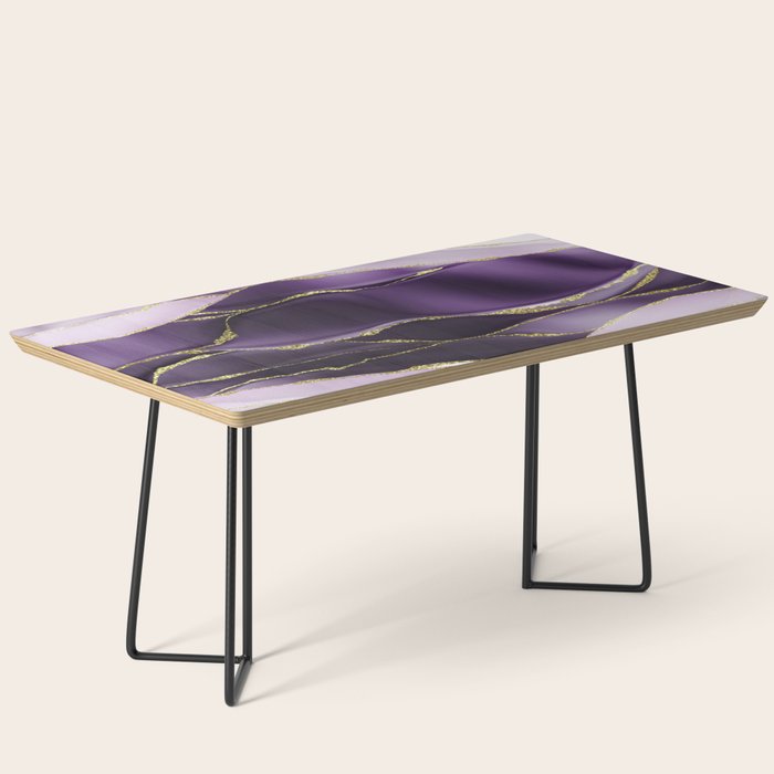 Day And Night Purple Marble Landscape Coffee Table Gallery Image 1