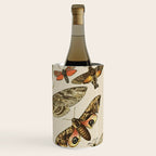 Vintage Scientific Moth Chart Wine Chiller Gallery Image 3