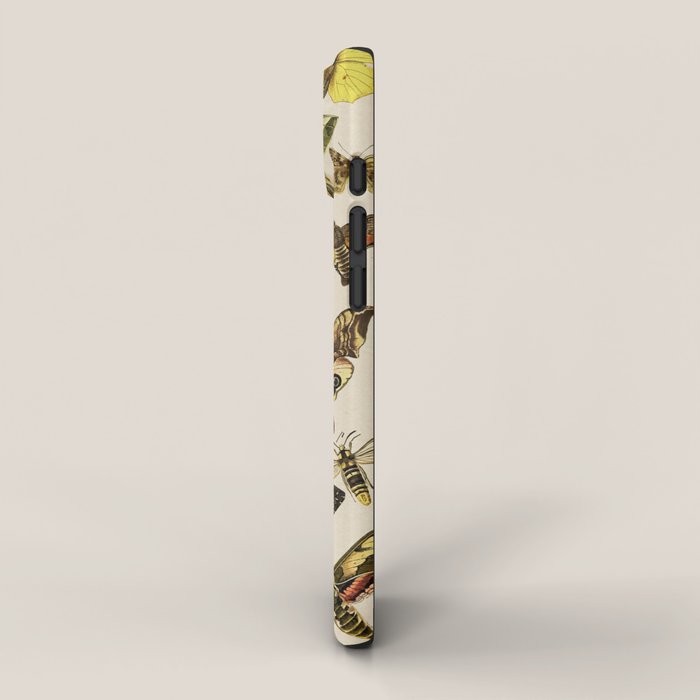 Vintage Scientific Moth Chart iPhone Case Gallery Image 2