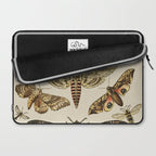 Vintage Scientific Moth Chart Laptop Sleeve Gallery Image 2