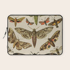 Vintage Scientific Moth Chart Laptop Sleeve Gallery Image 1