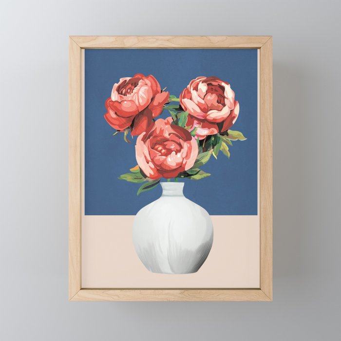 Vase of Flowers 2 Mini Art Print Gallery Image 1