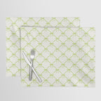 Bows & Ribbons Pattern V Green Placemat Gallery Image 1