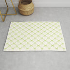 Bows & Ribbons Pattern V Green Rug Gallery Image 1