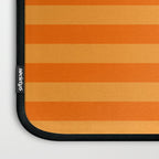 Orange Stripes Bold Retro Contemporary Pattern  Laptop Sleeve Gallery Image 3
