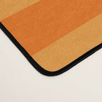 Orange Stripes Bold Retro Contemporary Pattern  Desk Mat Gallery Image 4