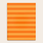 Orange Stripes Bold Retro Contemporary Pattern  Notebook Gallery Image 4