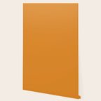 Tangerine Orange Solid Color Wallpaper Gallery Image 2
