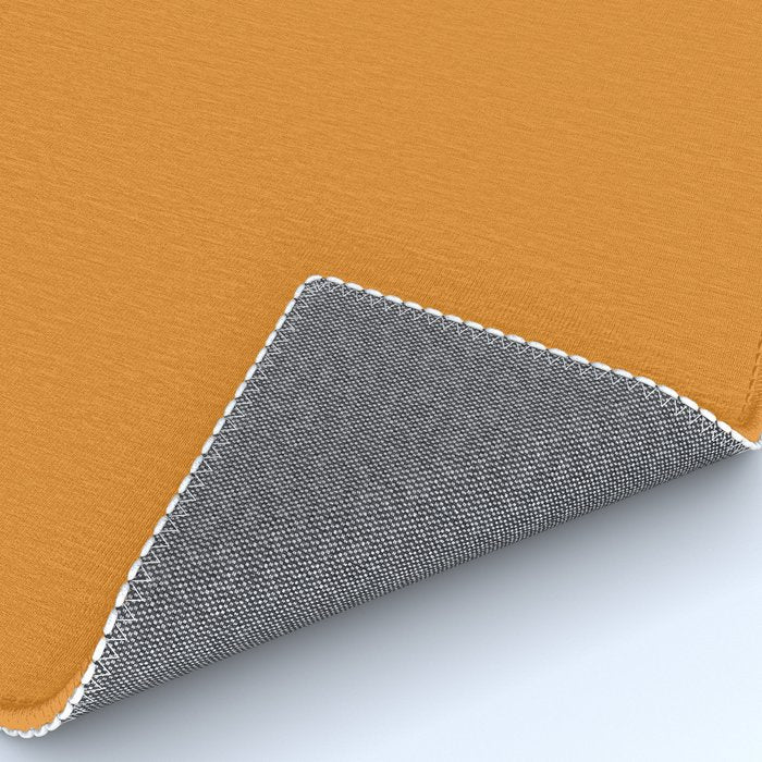 Tangerine Orange Solid Color Rug Gallery Image 4