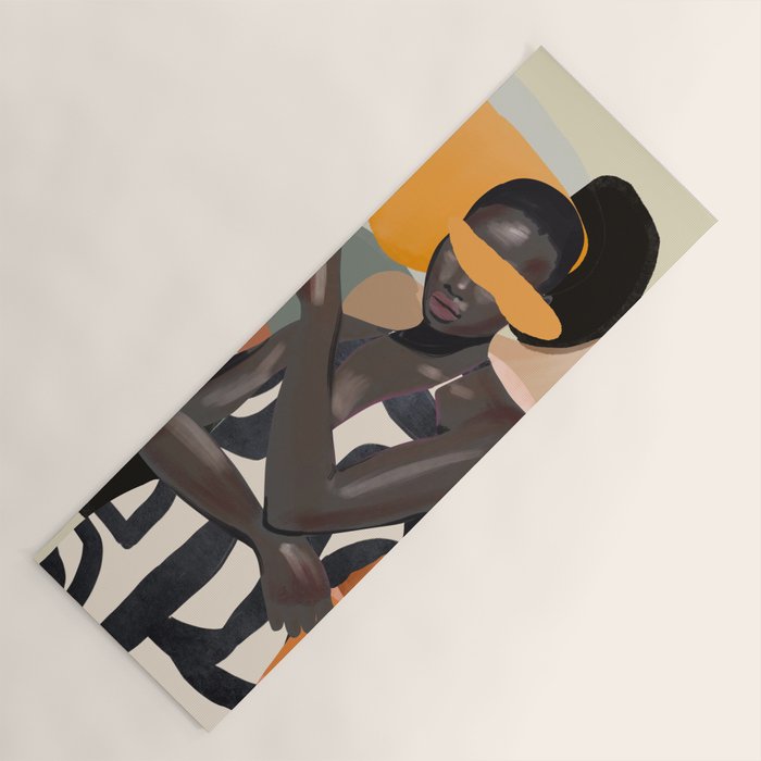 Girl Portrait 31 Yoga Mat Gallery Image 1