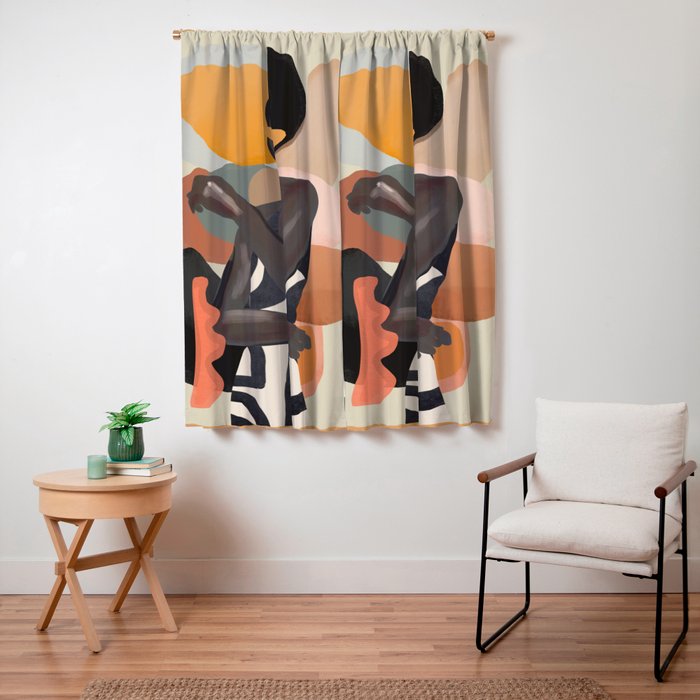 Girl Portrait 31 Window Curtain Gallery Image 3