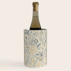 William Morris Vintage Wilhelmina Weave Lethaby Pale Blue Indigo Wine Chiller Gallery Image 1