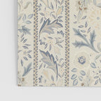 William Morris Vintage Wilhelmina Weave Lethaby Pale Blue Indigo Poster Gallery Image 3