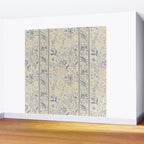 William Morris Vintage Wilhelmina Weave Lethaby Pale Blue Indigo Wall Mural Gallery Image 2