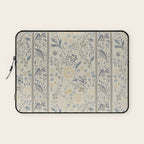 William Morris Vintage Wilhelmina Weave Lethaby Pale Blue Indigo Laptop Sleeve Gallery Image 1