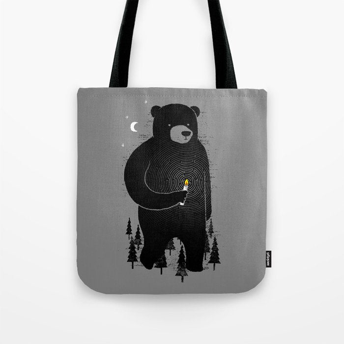 Lost in the wood Tote Bag Gallery Image 1