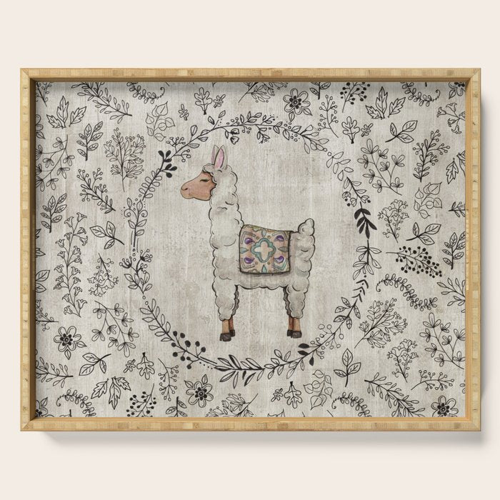 Lala Llama Serving Tray Gallery Image 1