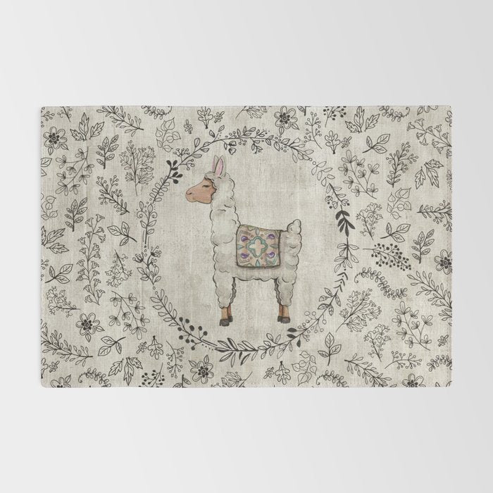 Lala Llama Rug Gallery Image 2