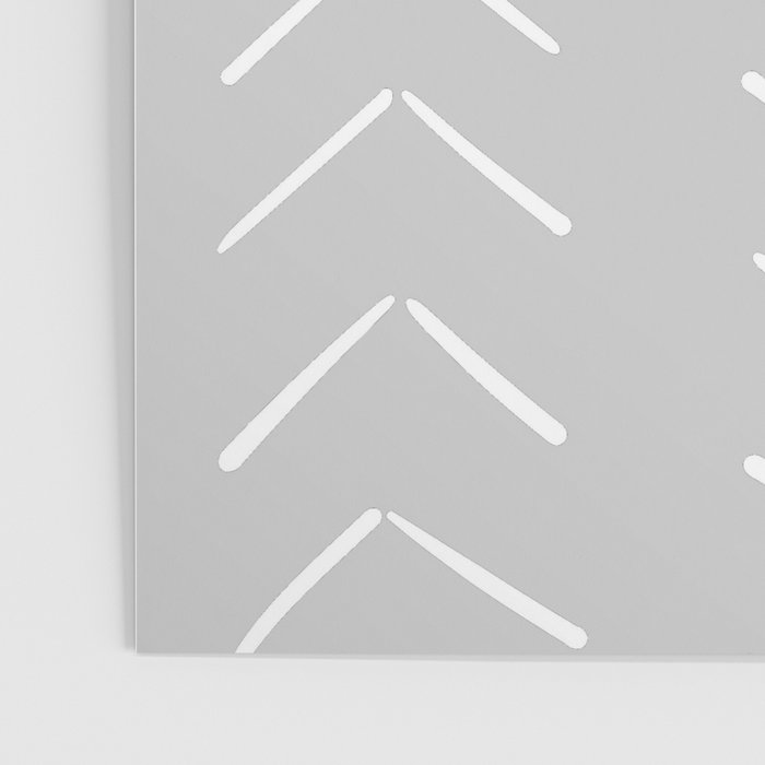 Boho Big Arrows in Grey Poster Gallery Image 3