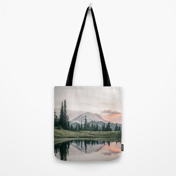 Mount Rainier Washington Tote Bag Gallery Image 2