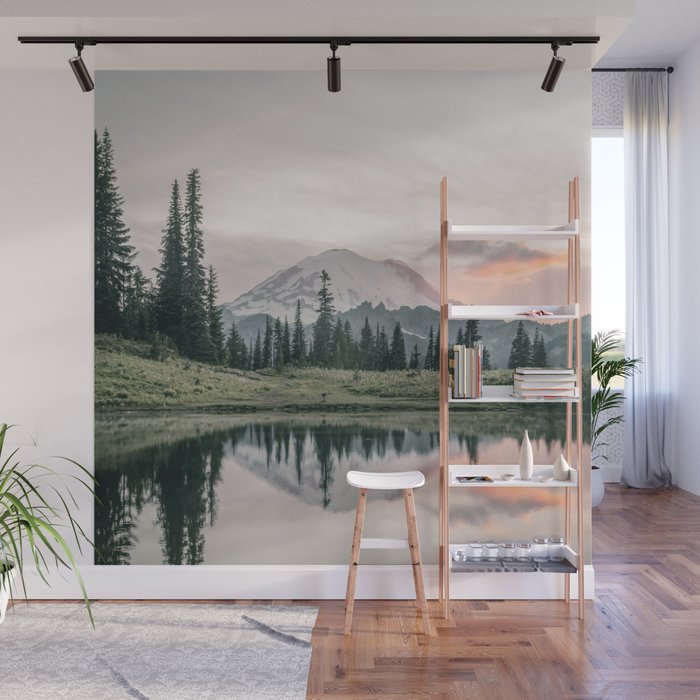Mount Rainier Washington Wall Mural Gallery Image 1