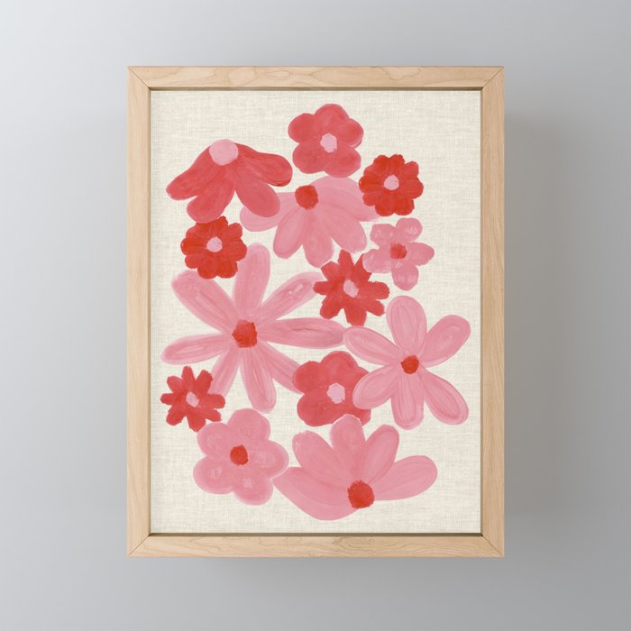 Blushing Daisy Mini Art Print Gallery Image 1