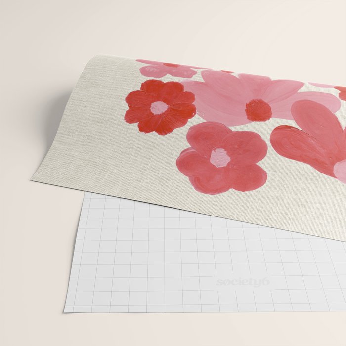 Blushing Daisy Wrapping Paper Gallery Image 2