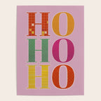 HO HO HO Festive Letters Poster Gallery Image 4