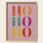 HO HO HO Festive Letters Serving Tray Gallery Image 1