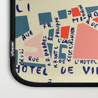paris map blue Laptop Sleeve Gallery Image 3