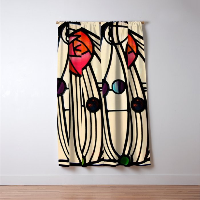 Charles Rennie Mackintosh window Window Curtain Gallery Image 3