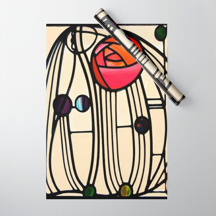 Charles Rennie Mackintosh window Wrapping Paper Gallery Image 1