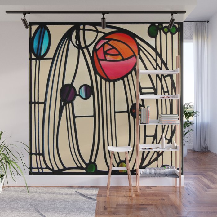 Charles Rennie Mackintosh window Wall Mural Gallery Image 1