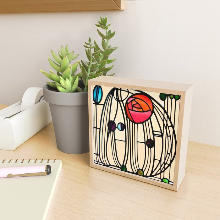 Charles Rennie Mackintosh window Mini Art Print Gallery Image 2