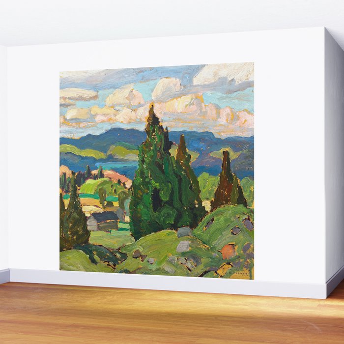 Canadian Landscape Franklin Carmichael Art Nouveau Post-Impressionism Wall Mural Gallery Image 2