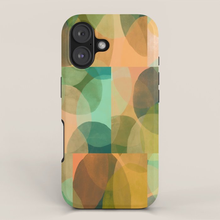 Organica Abstract 9 - Modern Abstract Art Print iPhone Case Gallery Image 1