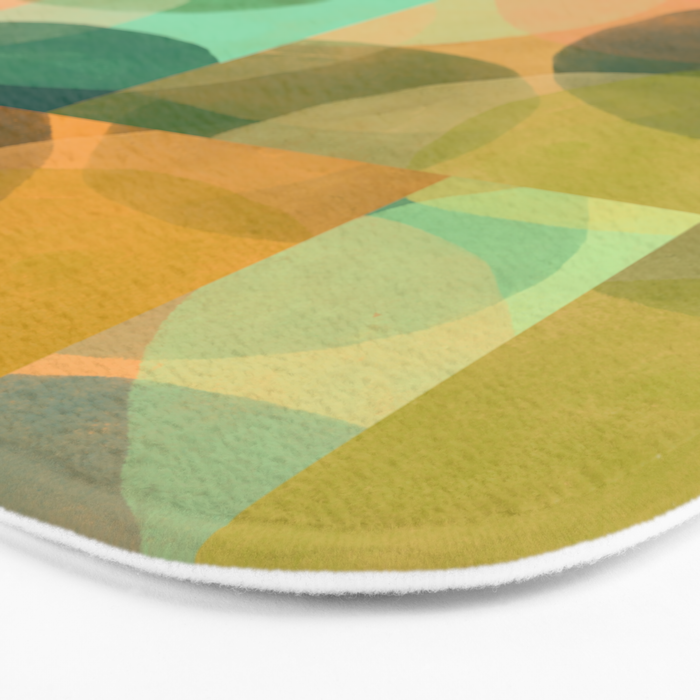 Organica Abstract 9 - Modern Abstract Art Print Bath Mat Gallery Image 3