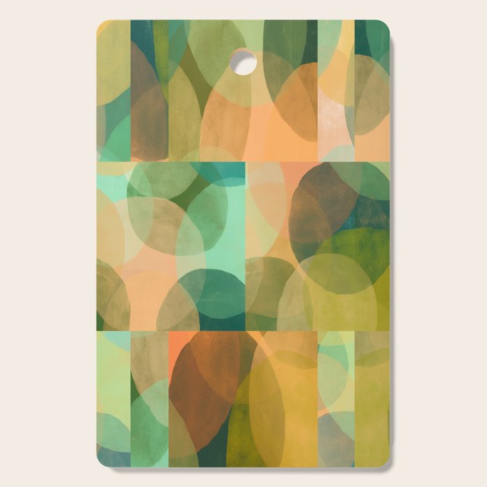 Organica Abstract 9 - Modern Abstract Art Print Cutting Board Gallery Image 1