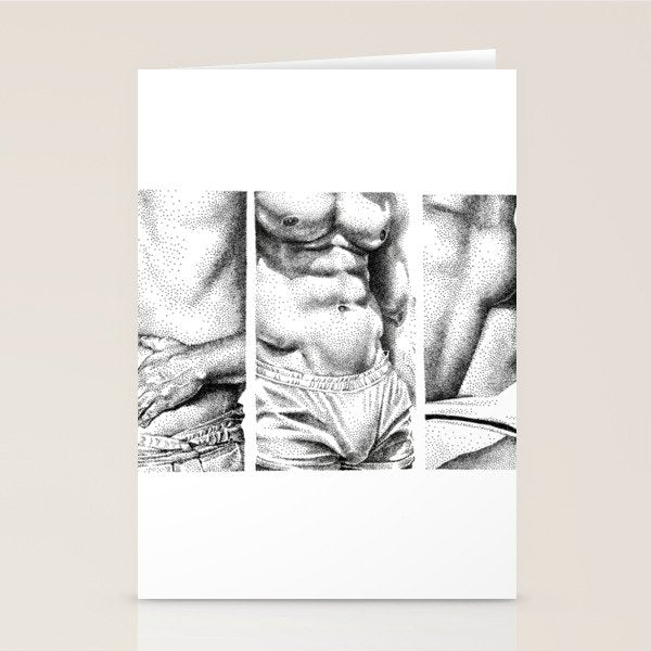 3 doods - NOODDOODs Stationery Card Gallery Image 1