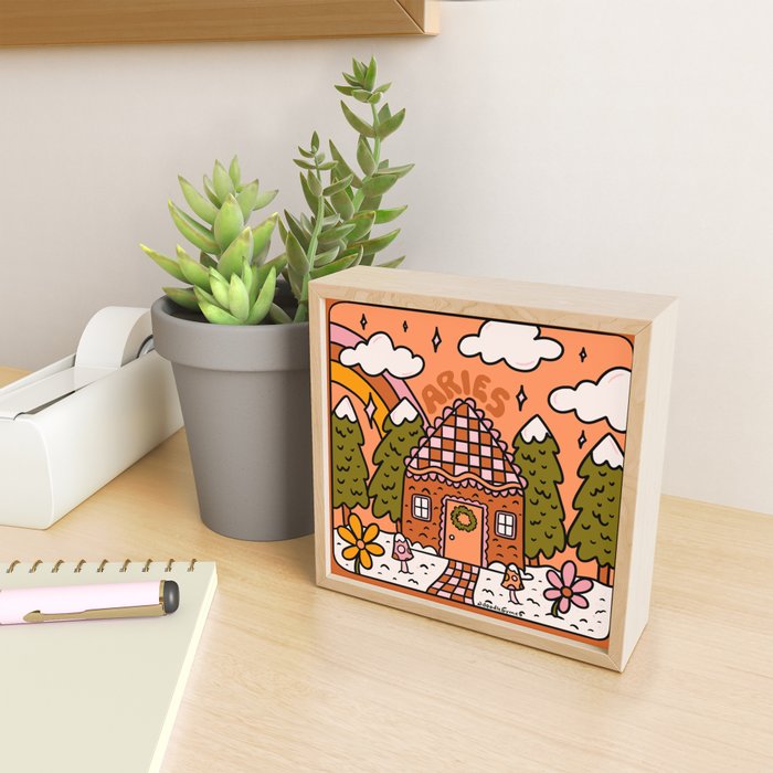 Aries Gingerbread House Mini Art Print Gallery Image 2