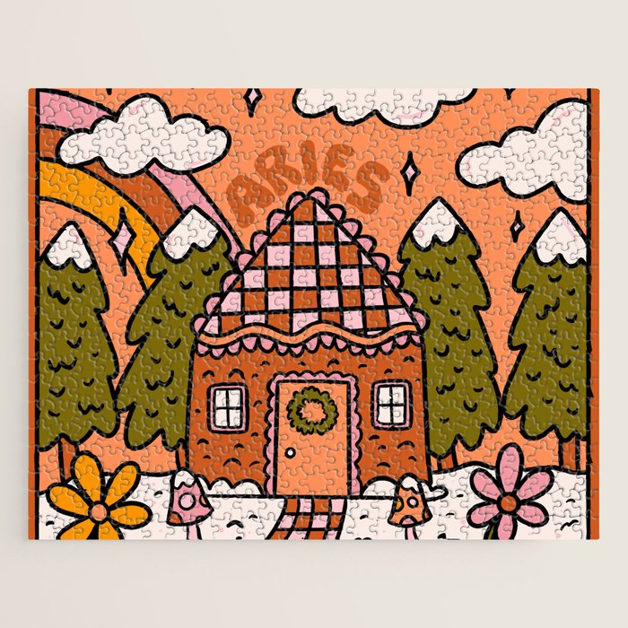 Aries Gingerbread House Jigsaw Puzzle Gallery Image 1