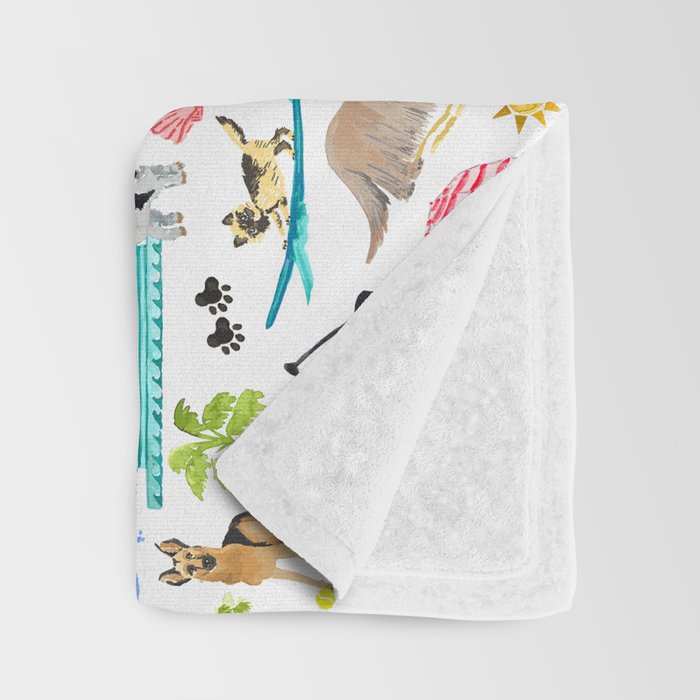 Doggie Days Throw Blanket Gallery Image 3