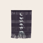 Cat Landscape 103: Falling Cat Moon Wall Hanging Gallery Image 1