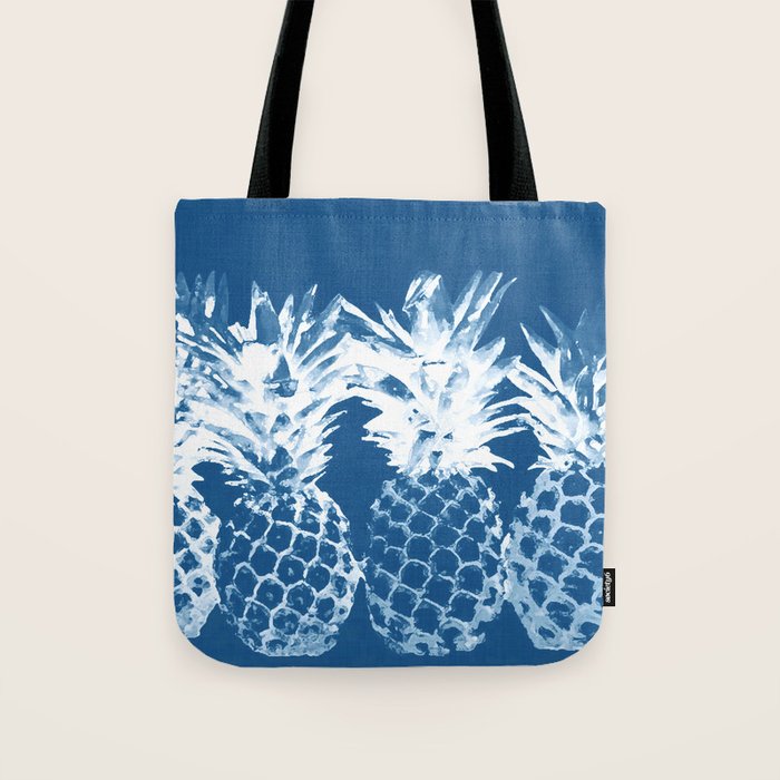 Pineapple blues Tote Bag Gallery Image 1